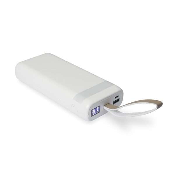 Carregador Portátil Personalizado Power Bank 20.000Mah Com Lanterna Multissaídas