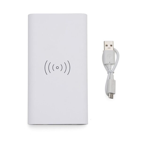 Carregador Portátil Personalizado Power Bank 8000Mah Indução - Detalhe 2
