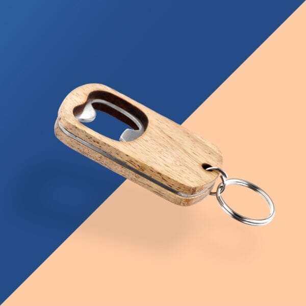 Chaveiro Personalizado Abridor Madeira - Detalhe 3