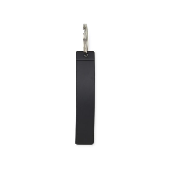 Chaveiro Personalizado Metal Abridor PRETO