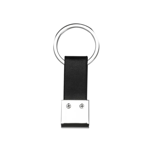 Chaveiro Personalizado Metal C/ Couro - Detalhe 1