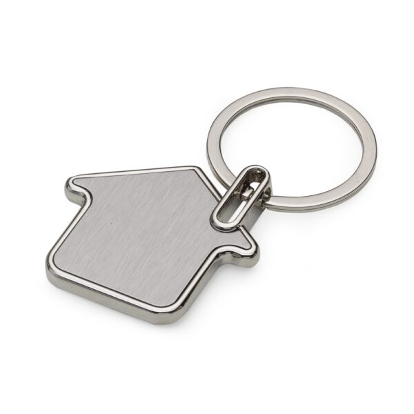 Chaveiro Personalizado Metal Formato Casa - Detalhe 1