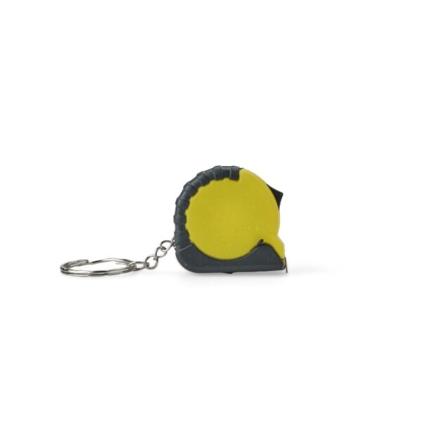 Chaveiro Personalizado Trena Plástico 1M AMARELO