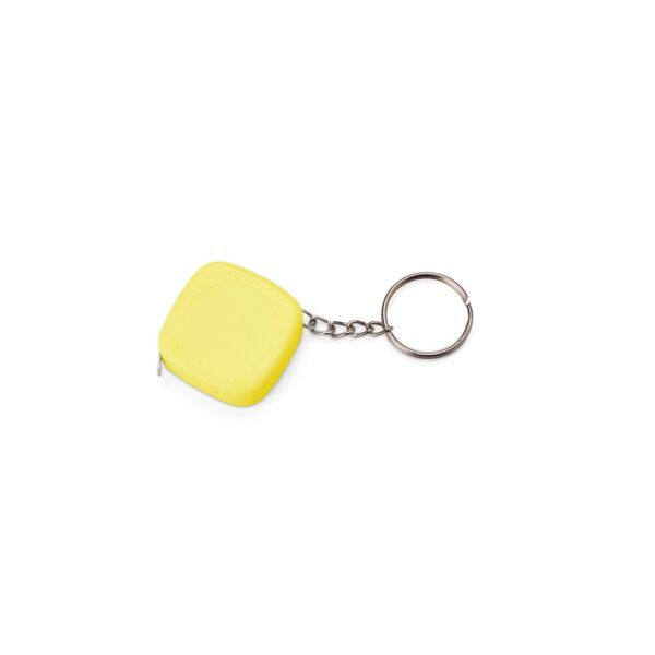 Chaveiro Personalizado Trena Plástico 1M AMARELO