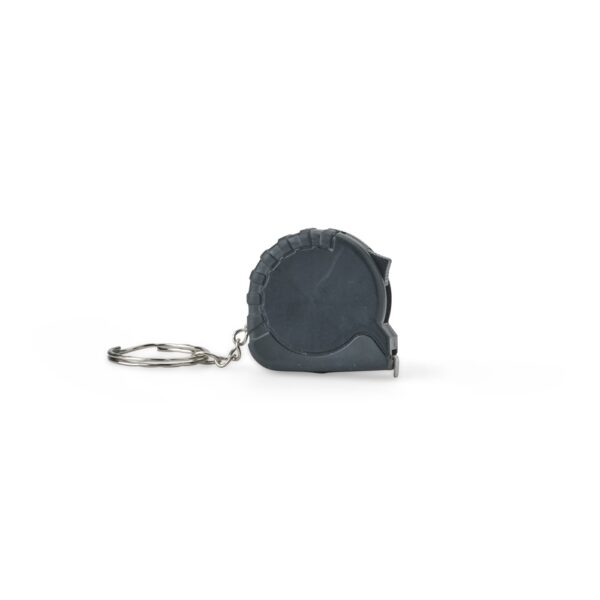 Chaveiro Personalizado Trena Plástico 1M PRETO