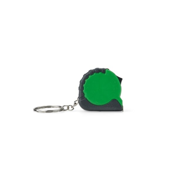 Chaveiro Personalizado Trena Plástico 1M VERDE