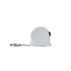 Chaveiro Personalizado Trena Plástico 2 Metros BRANCO