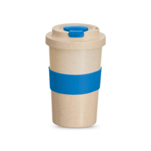 Copo Personalizado Fibra De Bambu Azul