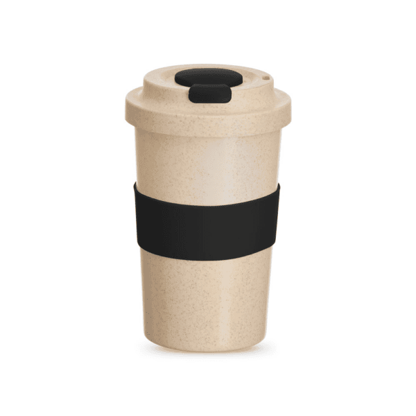 Copo Personalizado Fibra De Bambu Preto