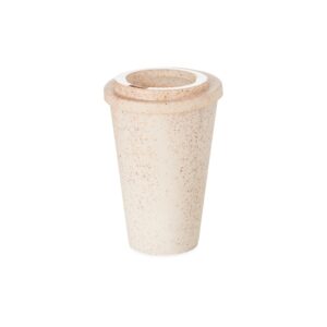 Copo Personalizado Fibra De Madeira 400ml BEGE