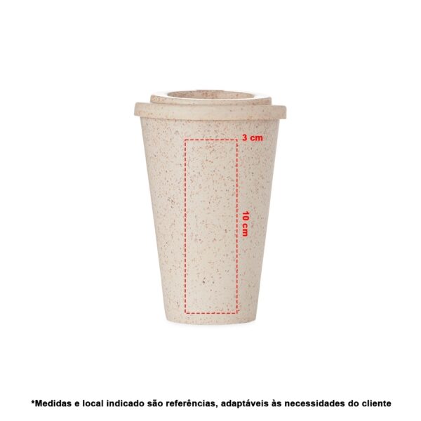 Copo Personalizado Fibra De Madeira 400ml - Detalhe 2