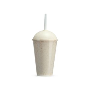 Copo Personalizado Fibra De Madeira 450ml BEGE
