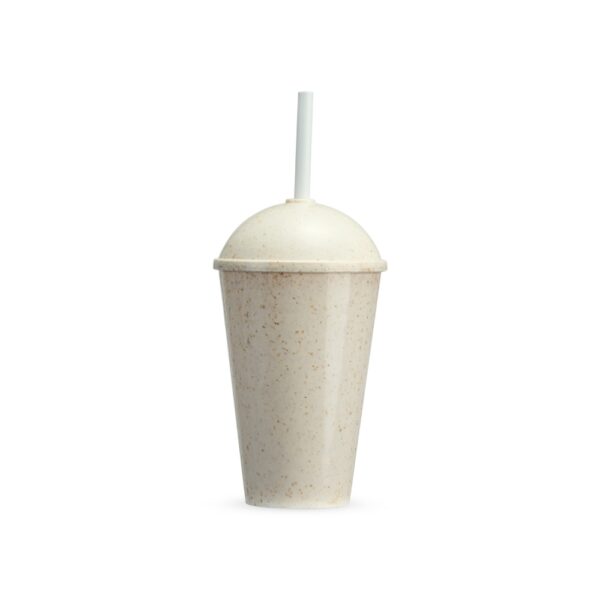 Copo Personalizado Fibra De Madeira 450ml BEGE
