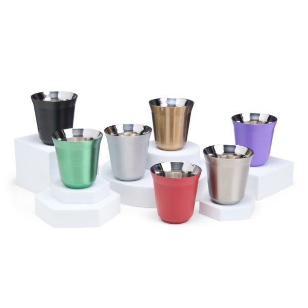 Copo Personalizado Inox Parede Dupla 150ml - Detalhe 1