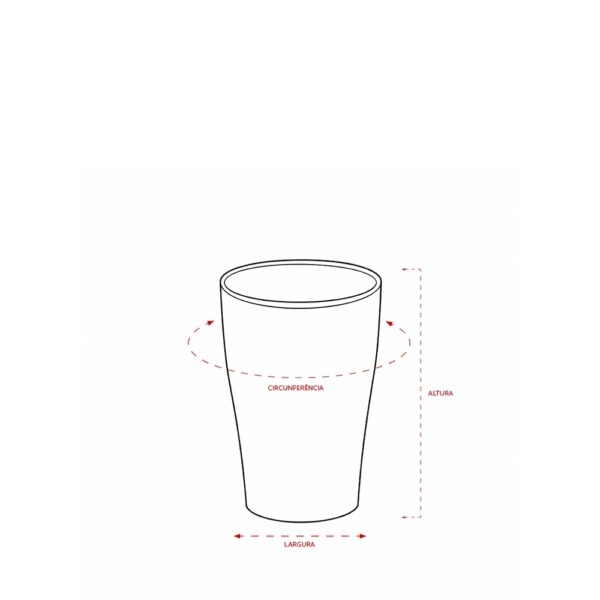 Copo Personalizado Palha De Trigo 310ml - Detalhe 2