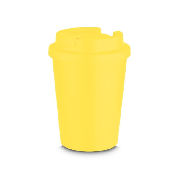 Copo Personalizado Plástico Em Rpet Amarelo