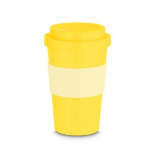 Copo Personalizado Plástico Em Rpet Amarelo