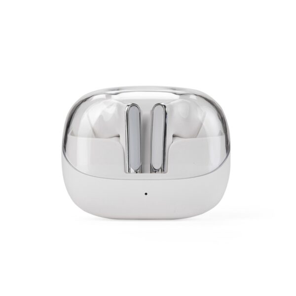 Fone De Ouvido Personalizado Bluetooth Com Case Carregador BRANCO