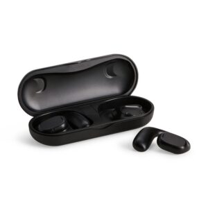 Fone De Ouvido Personalizado Bluetooth Com Case Carregador PRETO