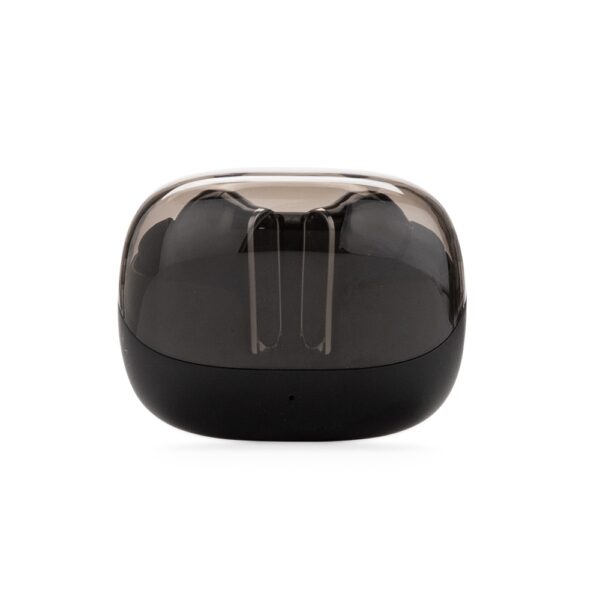 Fone De Ouvido Personalizado Bluetooth Com Case Carregador PRETO