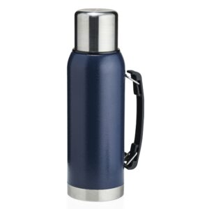 Garrafa Térmica Personalizada 1 Litro *Textura AZUL