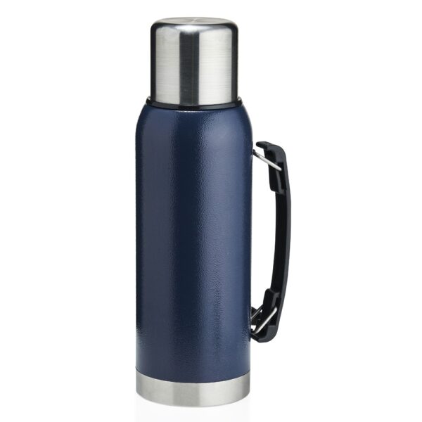 Garrafa Térmica Personalizada 1 Litro *Textura AZUL