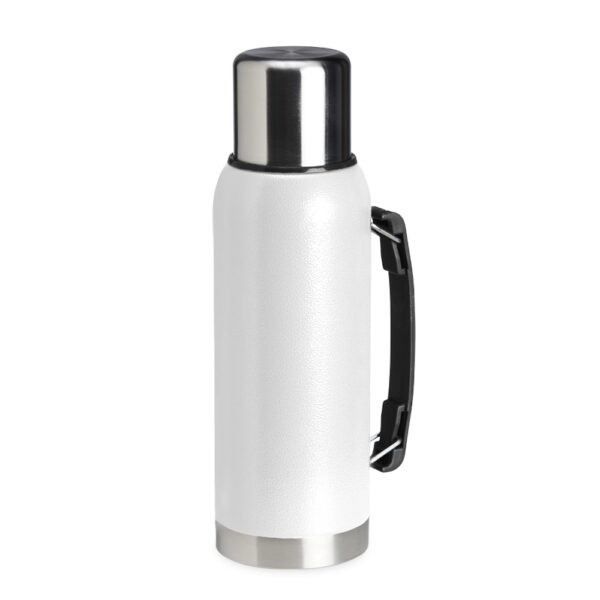 Garrafa Térmica Personalizada 1 Litro *Textura BRANCO