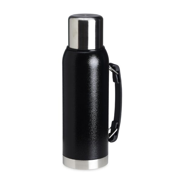 Garrafa Térmica Personalizada 1 Litro *Textura PRETO