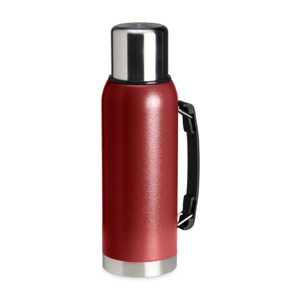 Garrafa Térmica Personalizada 1 Litro *Textura VERMELHO