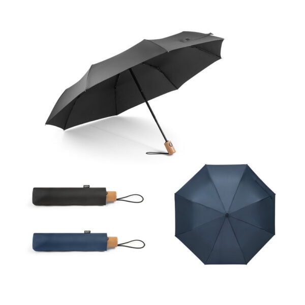 Guarda Chuva Personalizada Dobrável Poliéster - Foto 1