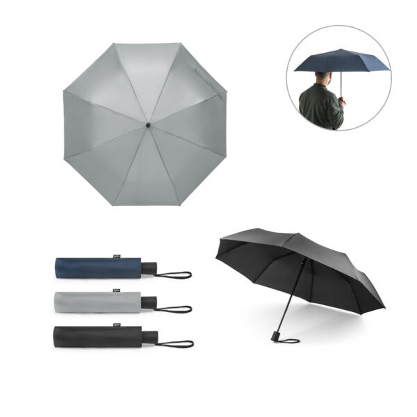 Guarda Chuva Personalizada Dobrável Poliéster - Foto 1