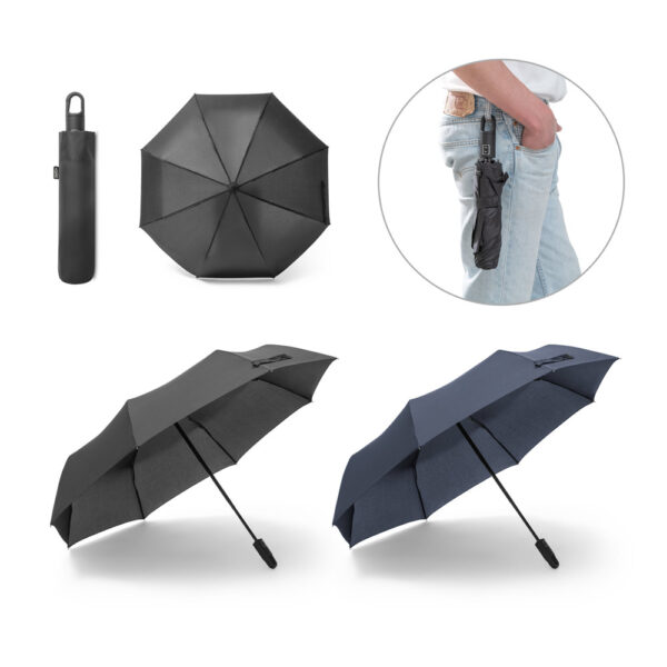 Guarda Chuva Personalizada Dobrável Poliéster - Foto 1