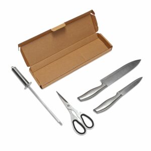 Kit Churrasco Personalizado 4 Peças INOX