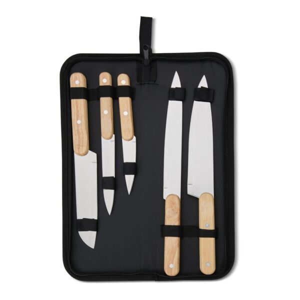 Kit Churrasco Personalizado 5 Peças PRETO