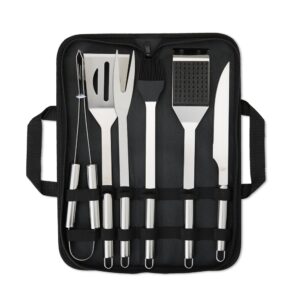 Kit Churrasco Personalizado 6 Peças PRETO