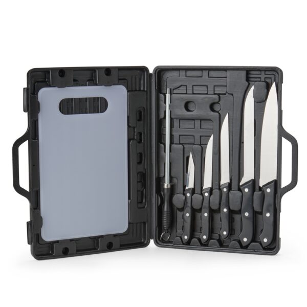 Kit Churrasco Personalizado 7 Peças PRETO