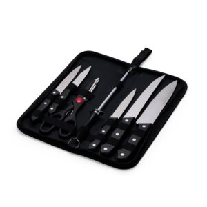 Kit Churrasco Personalizado 7 Peças PRETO