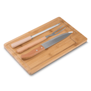Kit Churrasco Personalizado Bambu