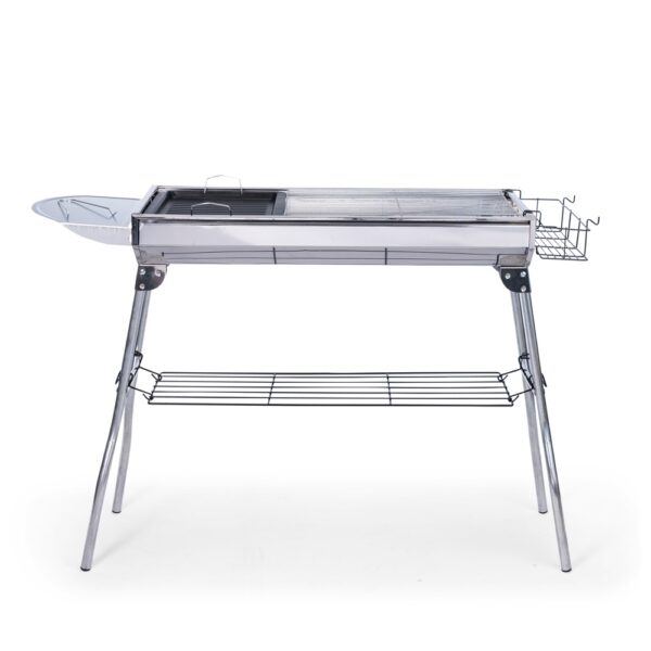 Kit Churrasco Personalizado Churrasqueira Portátil Inox - Detalhe 3