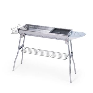 Kit Churrasco Personalizado Churrasqueira Portátil Inox INOX