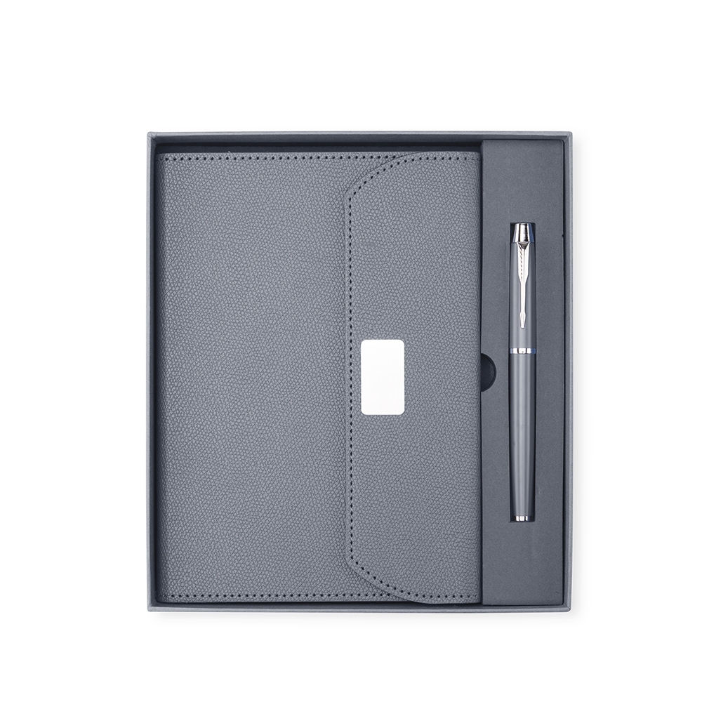 - Huble Brindes Corporativos Kit Executivo Personalizado 2 Peças - Imagem 4