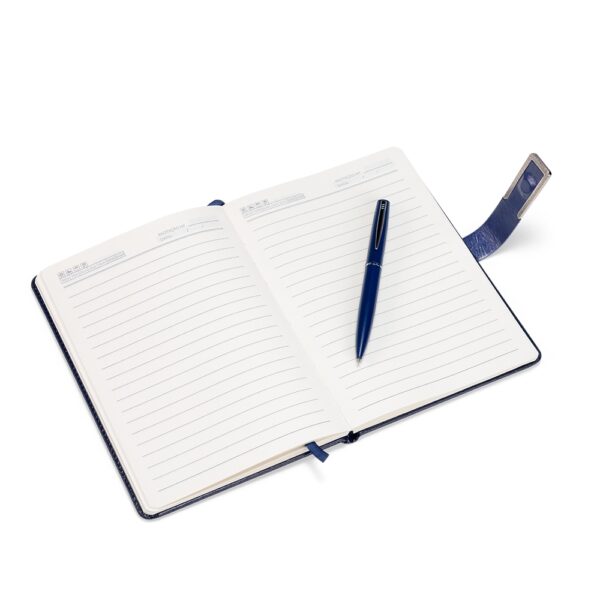 Kit Executivo Personalizado 2 Peças Couro Sintético Detalhe Metal Detalhe