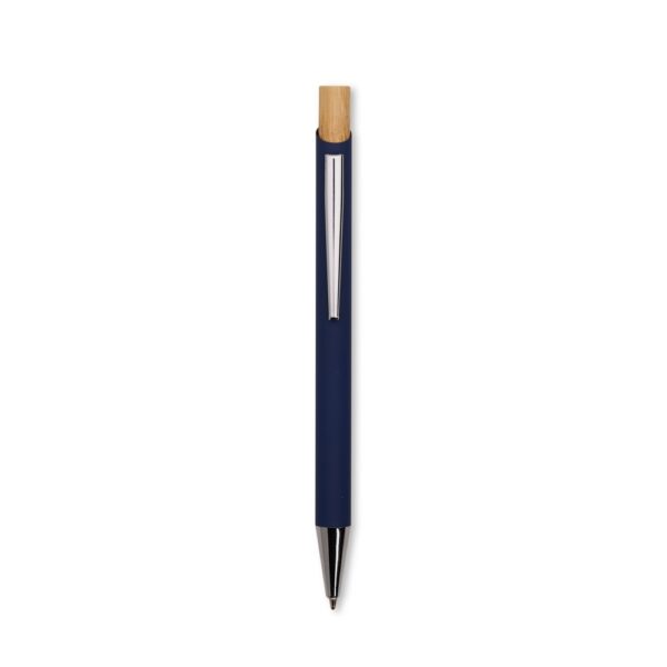 Kit Executivo Personalizado Ecológico 2 Peças Capa Dura Caneta Bambu Detalhe