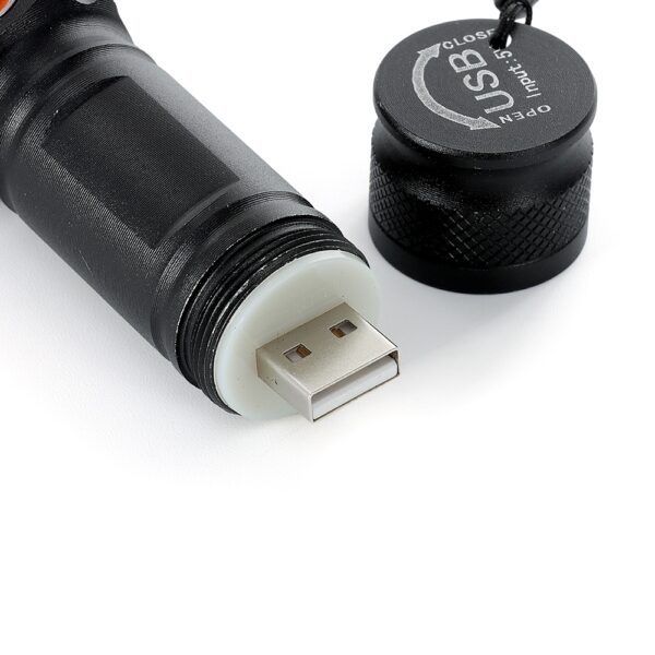 Kit Ferramentas Personalizado Lanterna Metal Recarregável - Detalhe 3