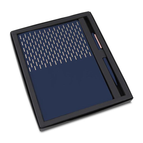 Kit Executivo Personalizado 2 Peças A5 PU Caneta Alumínio Reciclado
