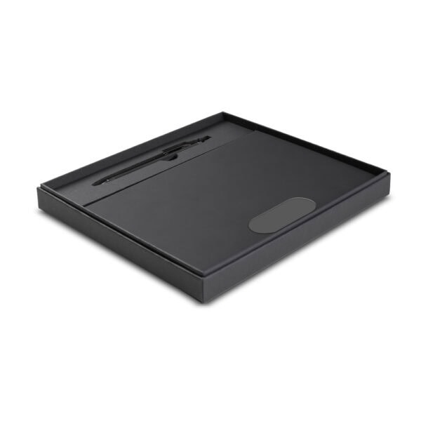 Kit Executivo Personalizado 2 Peças A5 PU com Marcador de Texto Foto