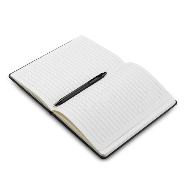 Kit Executivo Personalizado 2 Peças A5 PU com Marcador de Texto Foto