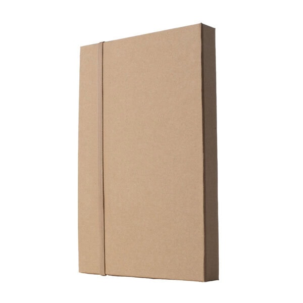Kit Executivo Personalizado Ecológico Capa Kraft com Bloco e Caneta Bambu Kraft