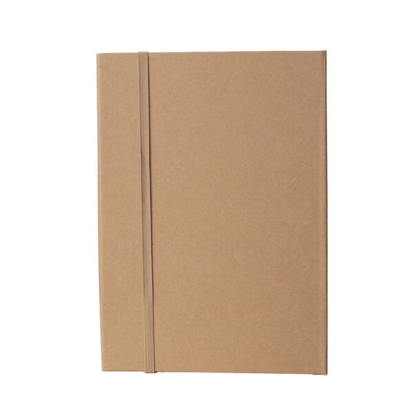 Kit Executivo Personalizado Ecológico Capa Kraft com Bloco e Caneta Bambu Kraft
