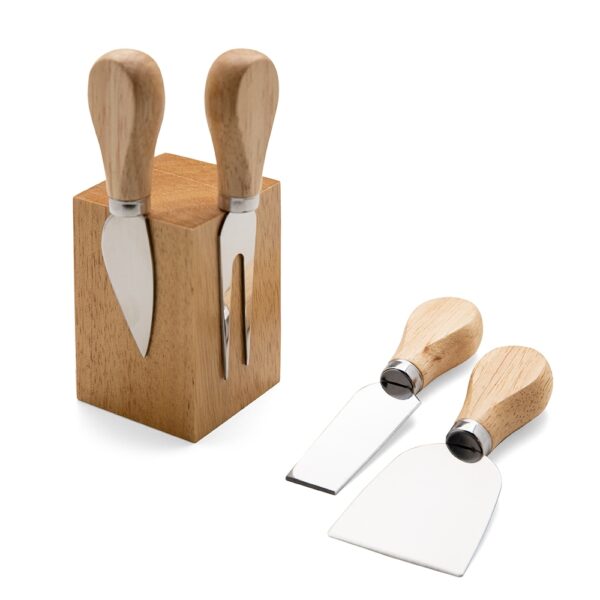 Kit Personalizado Queijo 4 Pçs C/ Cepo Magnetico - Detalhe 3